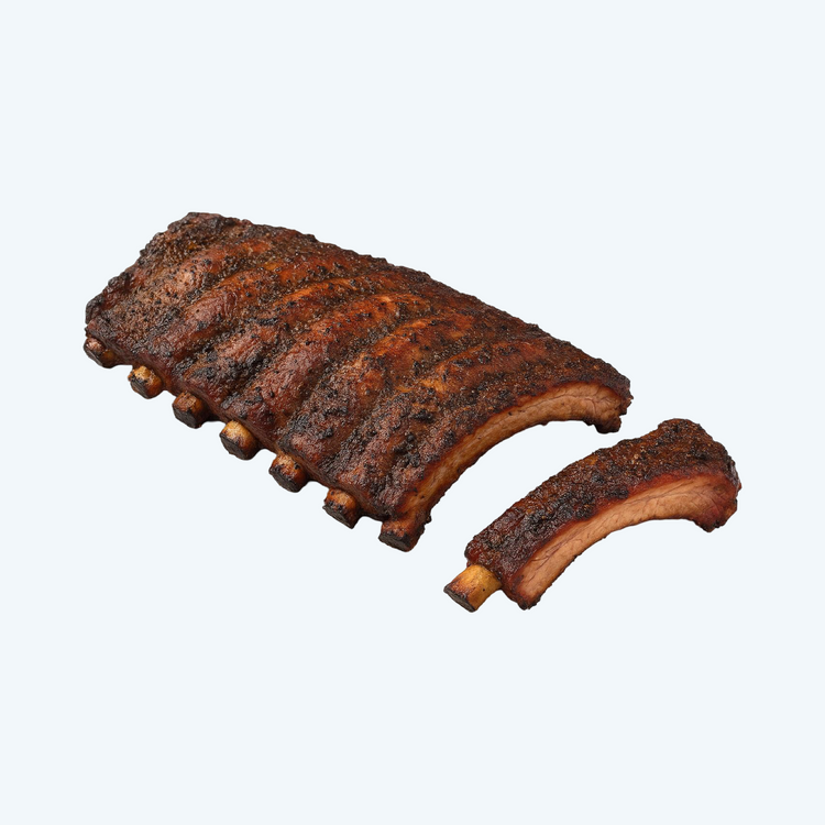 Spareribs gekruid en gegaard (1kg)