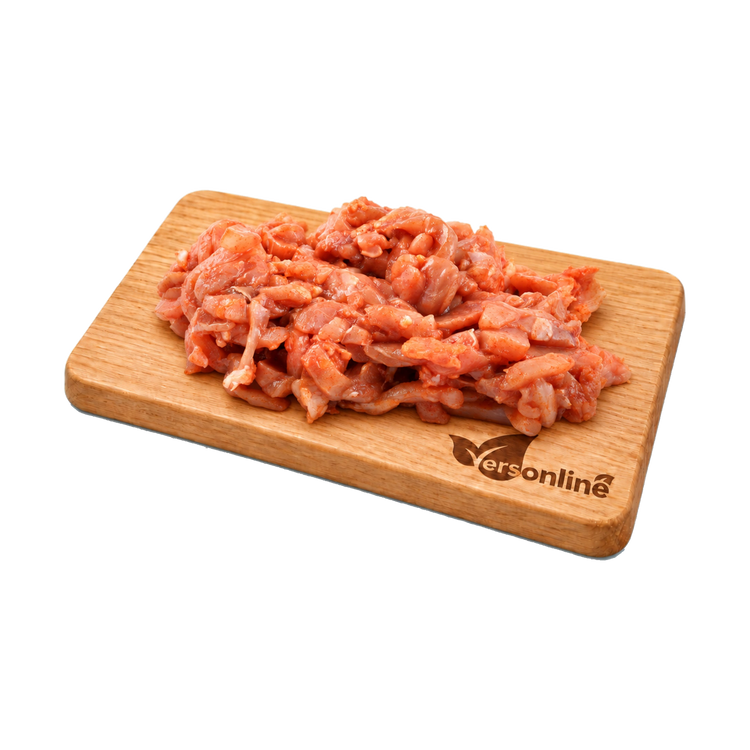 Kipshoarma 500 gram op Versonline snijplank