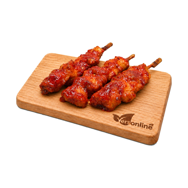 Kip piri piri spies gegaard 3stuks (360gr) op Versonline snijplank