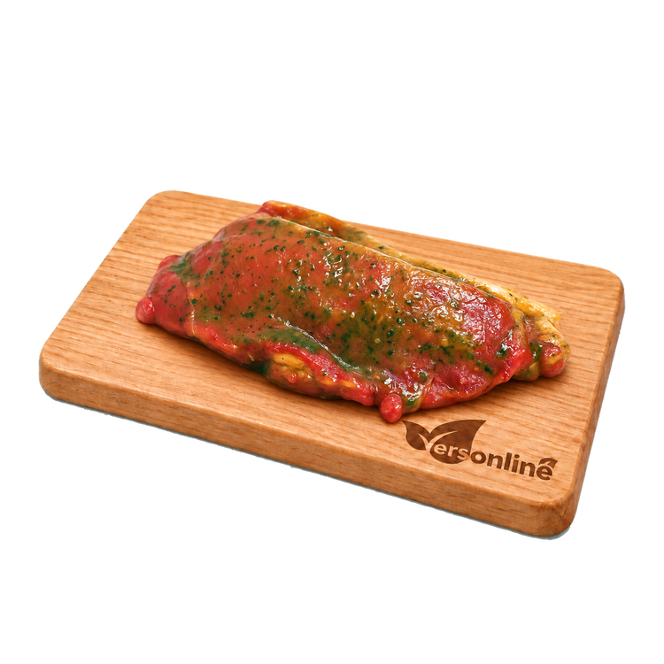 Runder entrecote wilde knoflook (200gr) op Versonline snijplank