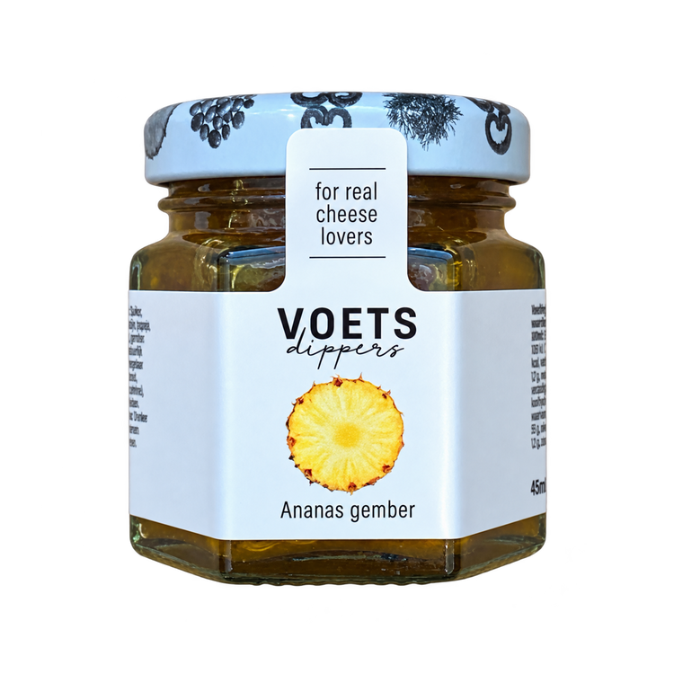 Voets Cheese Dippers - Ananas gember dip MINI 45 ml