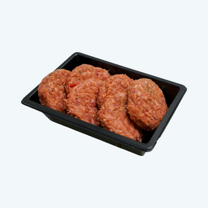 Gourmet Hamburgertjes CAB (black angus rund) 5 x 30 gram