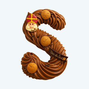 Chocoladelettertje schoen