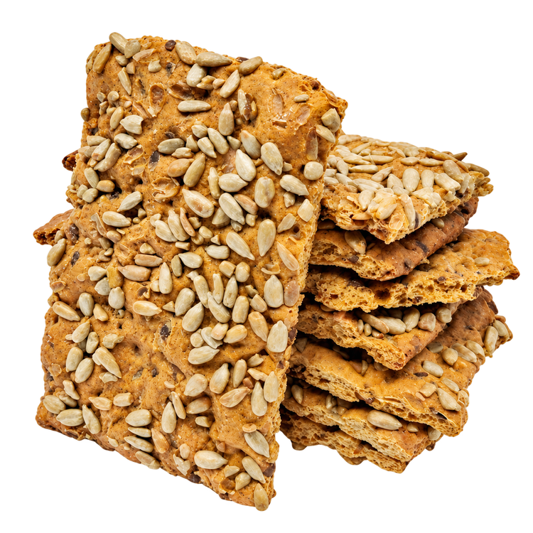 Cracker met verlaagd KH-gehalte