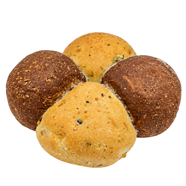 Breekbroodje rond 4 st. [olijf en VDD]