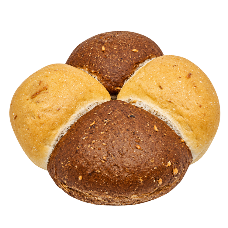 Breekbroodje rond 4 st.