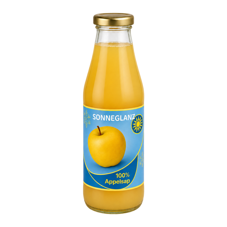 Sonneglanz appelsap (0,75 L)