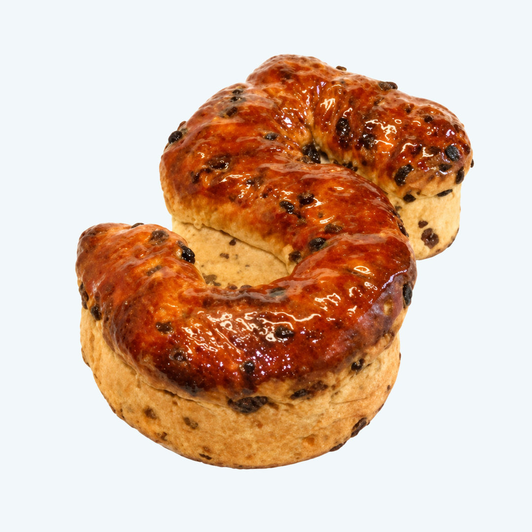 Cijfer rozijnenbrood