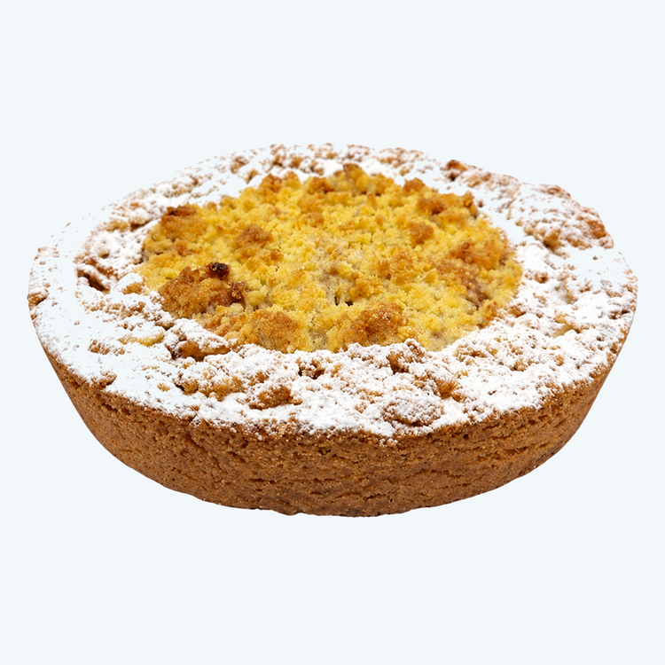 Appel crumble taartje