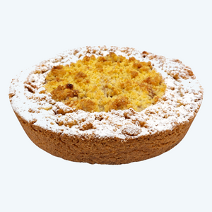 Appel crumble taartje