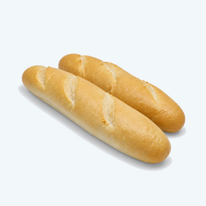 Halve afbakstokjes wit 2 stuks