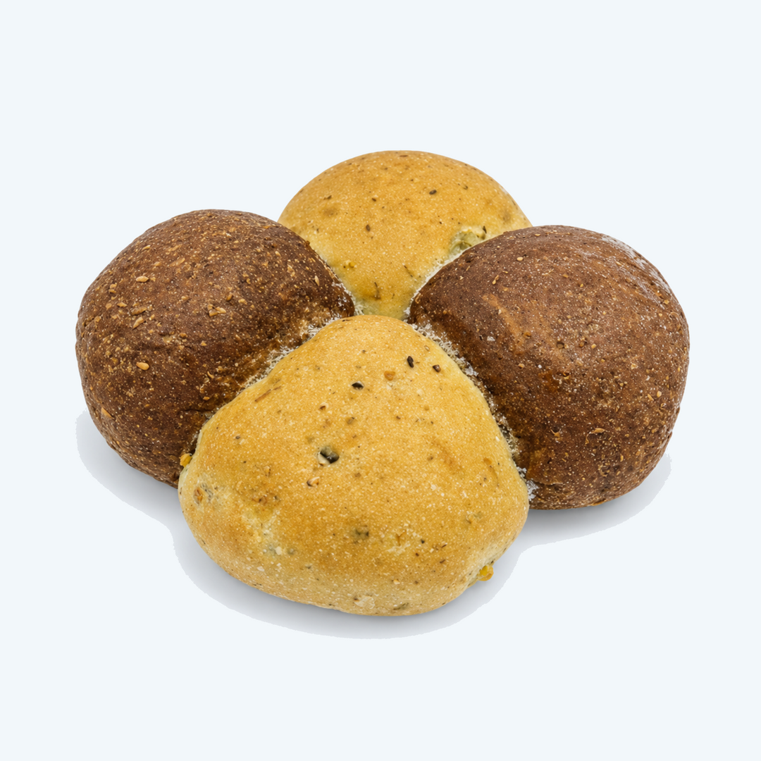 Breekbroodje rond 4 st. [olijf en VDD]