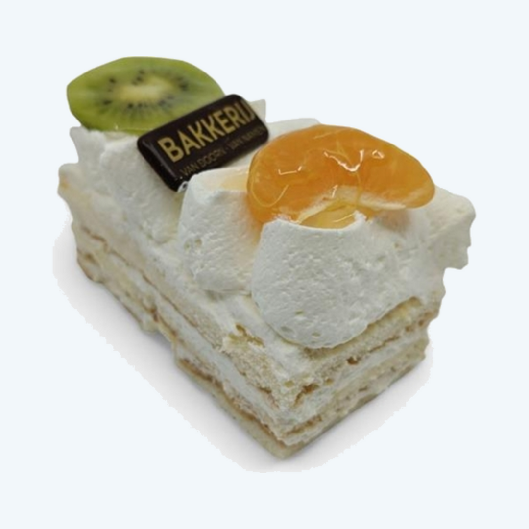 Slagroom cake gebakje