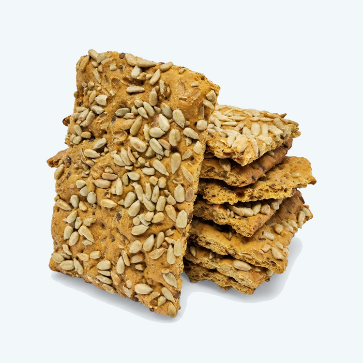 Cracker met verlaagd KH-gehalte