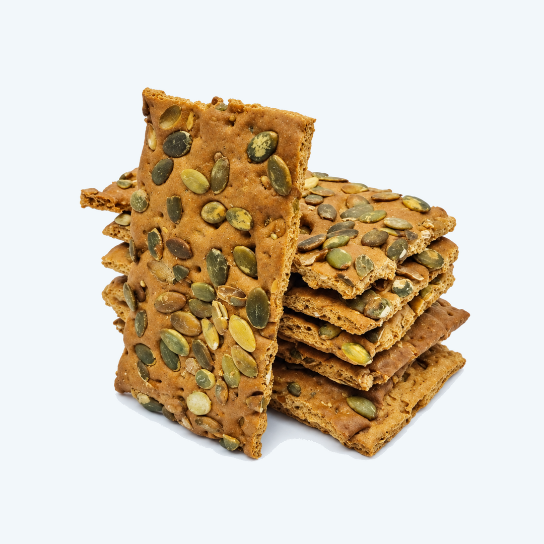 Speltcrackers met pompoenpitten 8 st.
