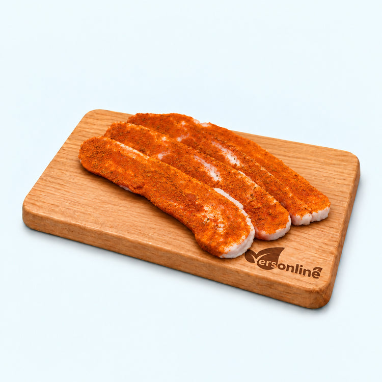 Speklap gemarineerd 3stuks (300gr) op Versonline snijplank