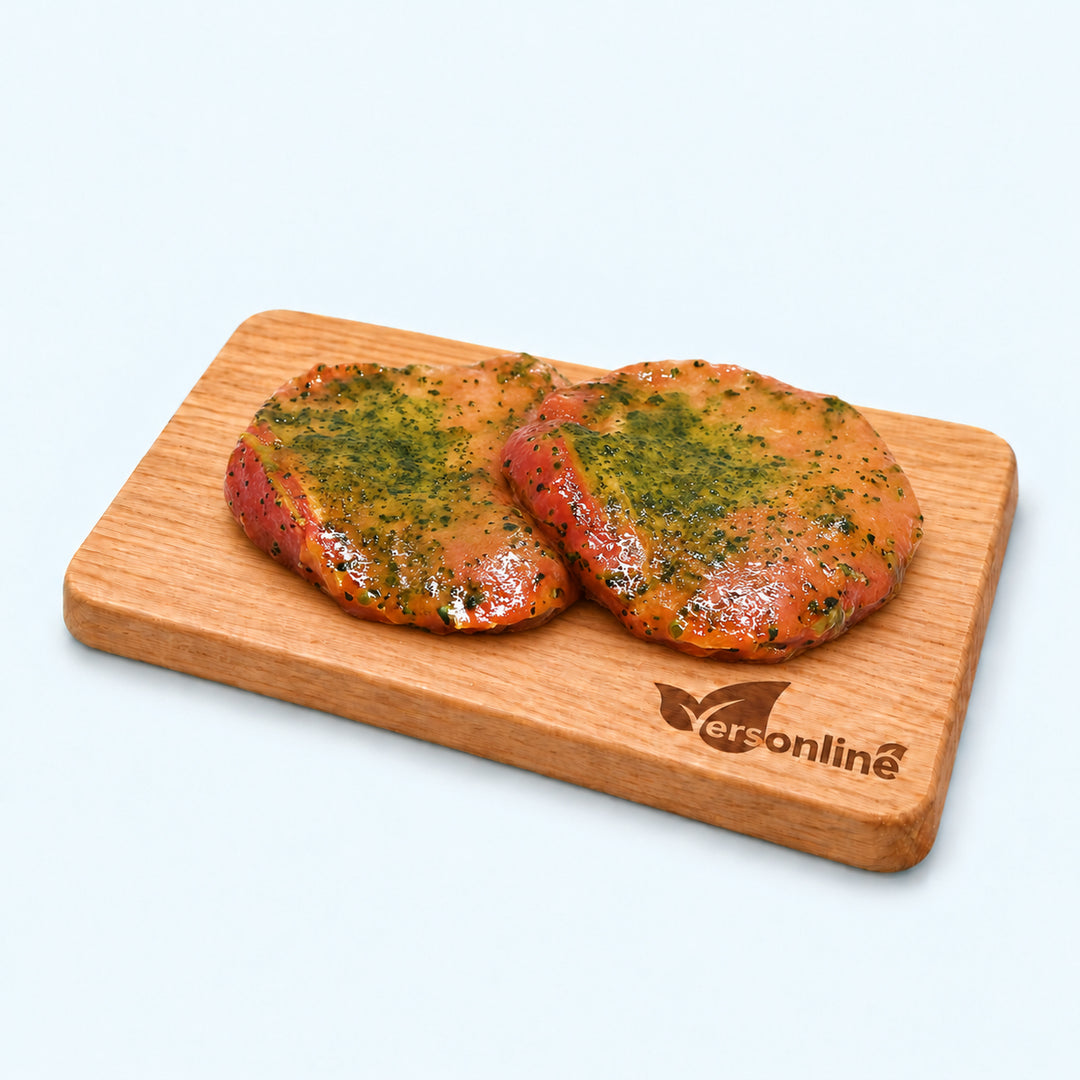 Varkens filetlap Persia 2stuks (200gr) op Versonline snijplank
